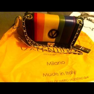 Valentino By Mario Valentino Alice Leather Shoulder Bag